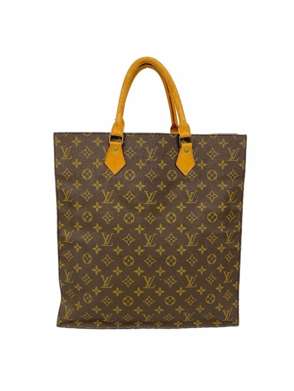 Louis Vuitton Tote Monogram Sac Plat Brown